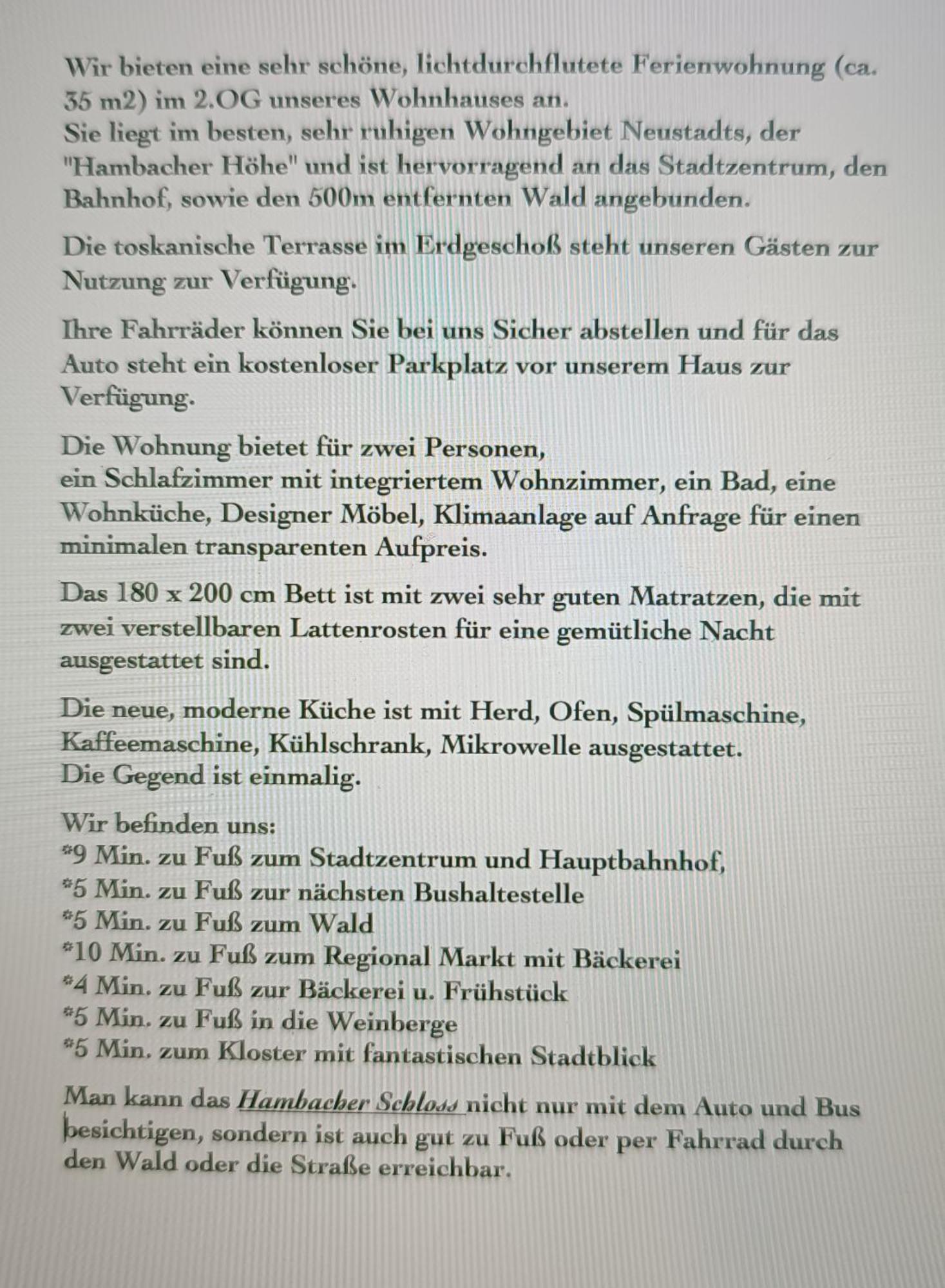 Ferienwohnung Forest & Wein Neustadt an der Weinstrasse Bagian luar foto